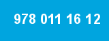 978 011 16 12 978 011 16 12